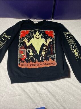 Wizard of Barge Crewneck Sweatshirt with Red and Yellow Graphic